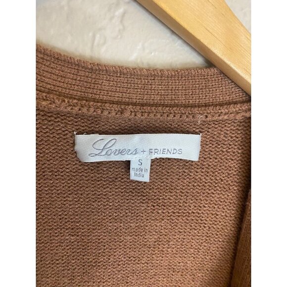 Lovers + Friends Women's Half Sleeve Open Front Long Cardigan - Small - Picture 4 of 14